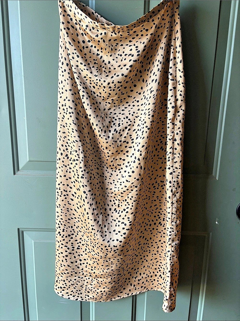 Forever 21 Animal Print Midi Skirt in Brown & Black Size Medium